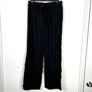 Ambiance Apparel pants womens medium Drawstring Waist Loose fitting linen blend